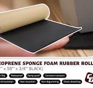 2Roll Closed Cell EPDM Sponge Foam Rubber Sheet Roll Multi-Function Rubber  Sheet
