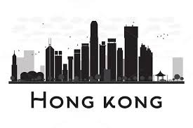 Black And White Skyline Drawing Hong Kong City Skyline Silhouette City Skyline Silhouette Skyline Silhouette Skyline Drawing