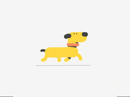 Happy Dog Dog Animation Motion Design Animation Animation Design