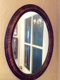 Antique Oval Wood Frame Mirror Victorian Style Home Decor Etsy Wood Framed Mirror Victorian Style Homes Mirror