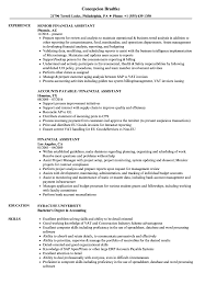 It defines the strategic way of writing a resume that gives the right direction. Financial Assistant Resume Samples Velvet Jobs