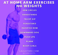 at home arm exercises you can do with