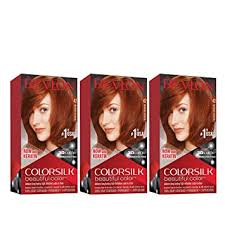 What is your current hair color? Amazon Com Revlon Colorsilk Beautiful Color Permanent Hair Color With 3d Gel Technology Keratin 100 Gray Coverage Hair Dye 42 Medium Auburn 4 4 Oz Pack Of 3 Beauty