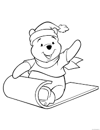 Christmas coloring pages free printable gift of curiosity. Winnie The Pooh Cartoon Christmas Coloring Pages Printable