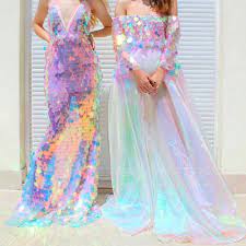 Mermaid Dresses We Heart It Dress Sequins And Holographic Pretty Dresses Fancy Dresses Beautiful Dresses