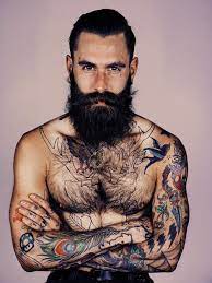 Reason 6 He Has The Potential To Become A Famous Beard Model Beard Beard Tattoo Inked Men