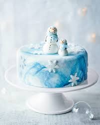 Draw two circles without lifting your pen. How To Make A Snowman Christmas Cake Delicious Magazine