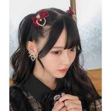 ロジータ ROJITA ハートパールベロアリボンクリップSET （ボルドー） -靴＆ファッション通販 ロコンド〜自宅で試着、気軽に返品