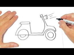 Como Dibujar Moto Facil Como Dibujar