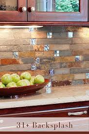 Grouting a backsplash, though, is a separate don't worry—this process is simple too, and it's easy to do on your own. 103 Slate Backsplash Ideas Rustic Look 1 Trend Slate Tile