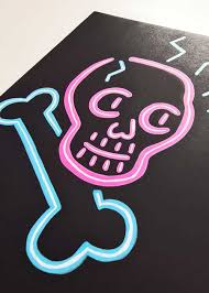 The easy to follow instructions will guide you through creating your own beautiful canvas artwork. How To Paint A Fake Neon Lights Sign Tiktok Art Diy Trend Now Thats Peachy