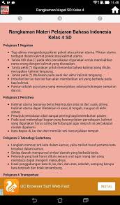 Rangkuman Mata Pelajaran Kelas 4 Sd Mi For Android Apk Download