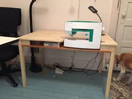 Search Ikea Ingo To Sewing Table With Storage Ikea Hackers Sewing Table Ikea Sewing Rooms Sewing Furniture