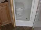 Rv shower and toilet combo