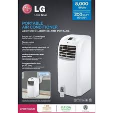 The lg company manufactures a slew of window, wall and portable air conditioners under its own and other brand names, including hampton bay. Lg 115v Cooling Only Portable Air Conditioner Lp0815wnr