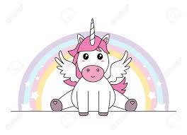 Einhorn transparent background png clipart. Nettes Einhorn Mit Flugeln Sitzen Isoliert Lizenzfrei Nutzbare Vektorgrafiken Clip Arts Illustrationen Image 83146313