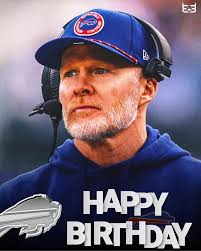 Happy 51st Birthday to Buffalo Bills Head Coach Sean McDermott. #BillsMafia  #GoBills