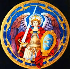 *arcángel miguel protegiendo atrás, adelante, a la derecha, a la izquierda, arriba y abajo. Escudo Protector San Miguel Arcangel Arcangel Miguel San Miguel