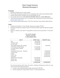 Maybe you would like to learn more about one of these? Soal Uts Akuntansi Keuangan 1