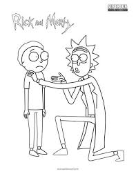 Coloring books are the perfect gift and activity for all ages from toddlers to children and adults. Rick And Morty Coloring Page Super Fun Coloring Coloring Home