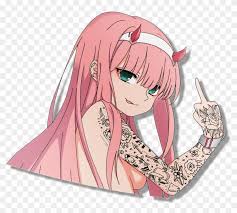 Zero two darling in the franxx image 2263256 zerochan. The Overly Requested Zero Two Has Finally Arrived Naked Zero Two Png Transparent Png 1147x979 6576170 Pngfind