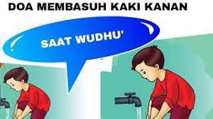 Doa Membasuh Kaki Kanan Saat Wudhu Youtube