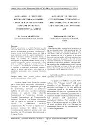 Cand o dispozitie din legea noua se refera la pedepse definitiv aplicate, se tine seama, in cazul pedepselor executate pana la data intrarii in vigoare a acesteia, de pedeapsa redusa sau inlocuita potrivit. Pdf 66 Years Of The Chicago Convention On International Civil Aviation New Trends In The International Law Of The Air