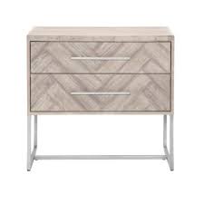 This one drawer nightstand has intricately turned legs and stretchers. Bm174204 Two Drawers Nightstand Natural From Appliancesconnection Com Accuweather Shop