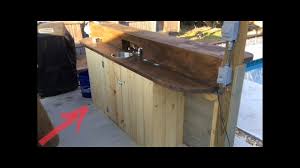It's possible you'll discovered another how to build outdoor kitchen cabinets better design concepts. Outdoor Kitchen Diy Cabinet Door Install Youtube