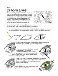 Thank you for watching you guys ! Dragon Eye Art Worksheets Teaching Resources Tpt