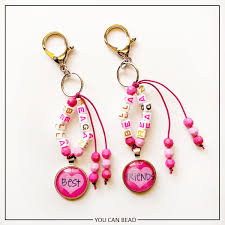 How To Make Friendship Bracelet Style Keychains Amy Romeu