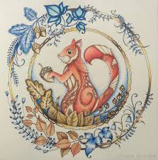 Sometimes everything appears too bright, other times there's no light at all. Enchanted Forest Coloring Pages Finished Hog