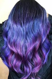Black Blue And Purple Ombre Hair 41 Ethereal Looks With Blue Hair Lovehairstyles Com Brown Ombre Hair Blue Hair Hair Color Blue