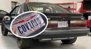 Coronavirus As A Vanity License Plate
