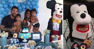 Lionel messi, el '10' de argentina celebra su cumpleaños número 34 en medio de la copa américa; Solo Humildad Los Memes Que Dejo Foto Con Mickey En El Cumpleanos Del Hijo De Messi Colombian