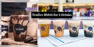 During this time, customers can purchase selected tealive drinks for only rm2.50 by using the touch 'n go ewallet. Tealive Beverage Promotion For Only Rm 5 In January 2020