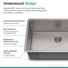 This stainless steel kitchen sink offers a modern, linear style with rectangular bowls and a 10mm tight radius in the corners making the sink easy to clean. T304 Stainless Steel Kitchen Sink 27 Inch For Kitchen Silver