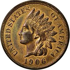 One Cent 1906 Indian Head Coin From United States Online Coin Club