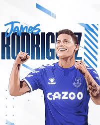 This statistic shows which shirt numbers the palyer has already worn in his career. Premier League James Rodriguez Signs For Everton Facebook