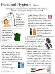 Life Skills Personal Hygiene Comes With Additional Worksheet Might Use This Next Ye Life Skills Lessons Personal Hygiene Worksheets Teaching Life Skills