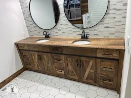 Farmhouse Bathroom Vanity Double Sink