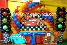 We specialize in making your party one that your kids will never forget. Disney Cars Birthday Party Balloon Decoration Cars Birthday Party Disney Disney Cars Birthday Birthday Party Balloon