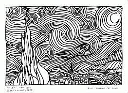 Download and print these the starry night coloring pages for free. The Starry Night Coloring Page Coloring Home