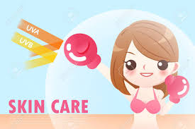 A titanium dioxide and zinc oxide sunscreen that is formulated with naturally derived ingredients. The Cute Cartoon Girl With Sunscreen Protected Royalty Free Cliparts Vectors And Stock Illustration Image 124181918