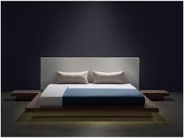 bett holzfarbton mit led beleuchtung weiss 160 x 200 cm zen super king size bed zen bed led beds