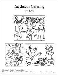 578 x 663 file type: Zacchaeus Coloring Pages Crafting The Word Of God