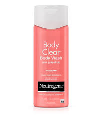 body clear pink grapefruit salicylic acid acne treatment body wash