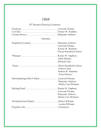 final 50th reunion program final