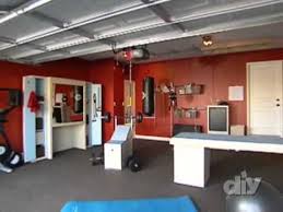 Home Gym Garage Gym Conversion A Garage Envy Makeover Youtube
