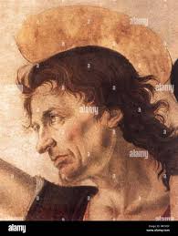 Baptism of christ by verrocchio hi-res stock photography and images